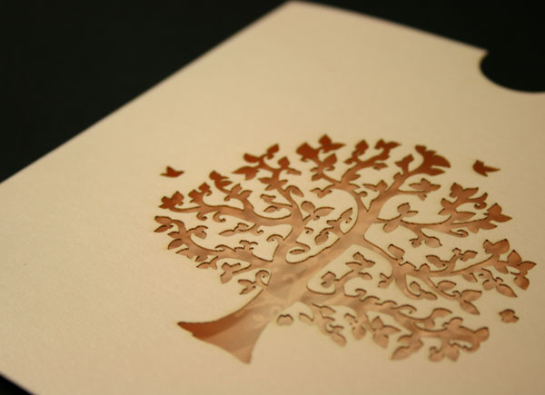 Laser Cut Wedding CD Covers A little while ago we did some Wedding invites