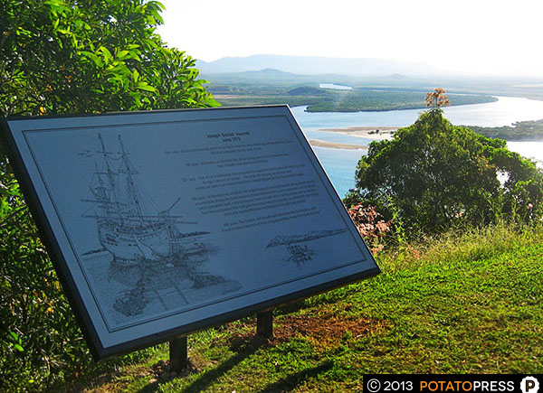 Laser-Etched-Stainless-Steel-Plaque-Cooktown-Memoria-View-Landscape-Potato-Press